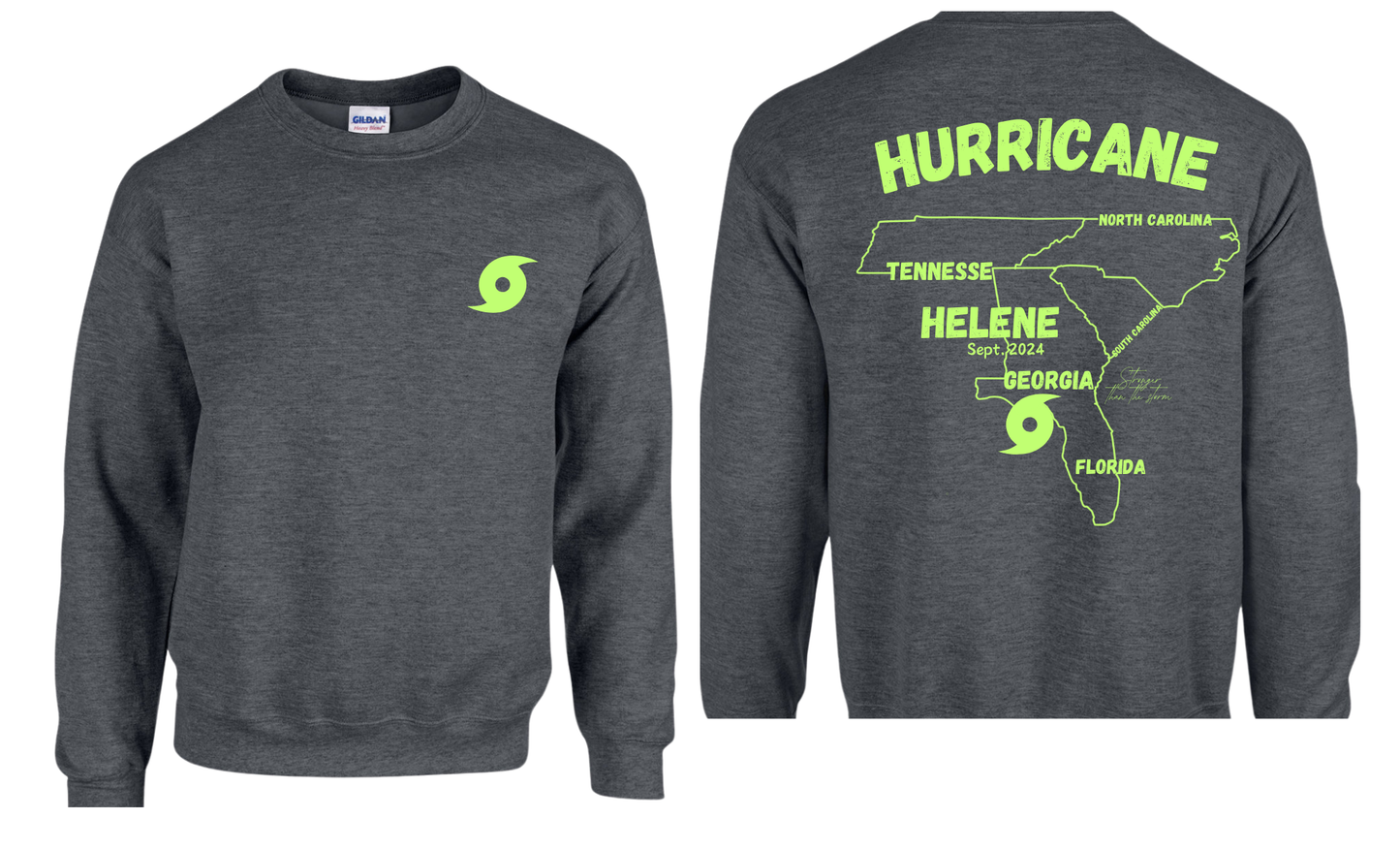 Hurricane Helene shirts