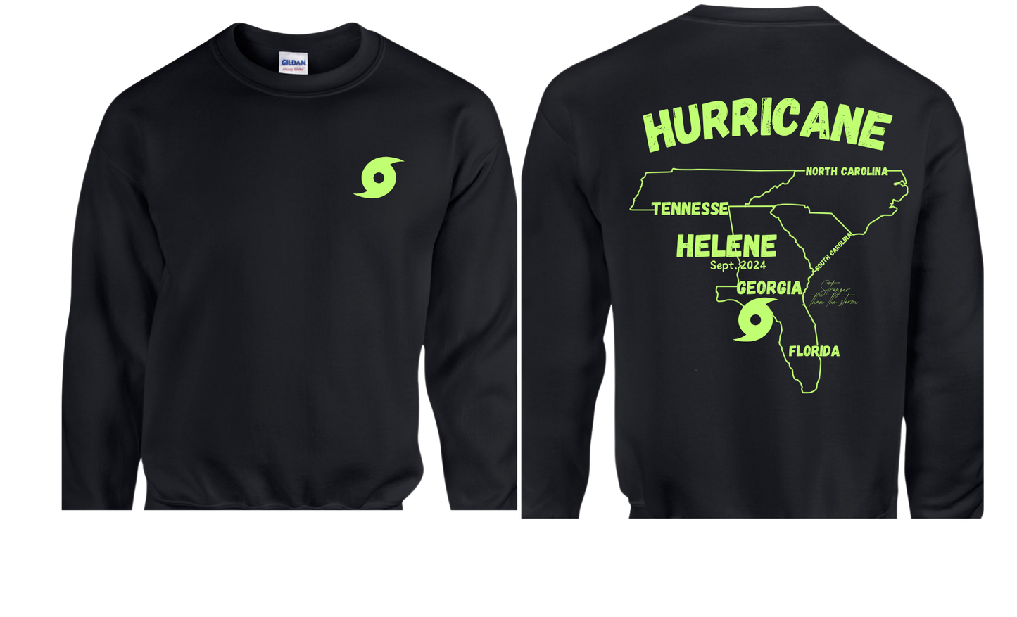 Hurricane Helene shirts