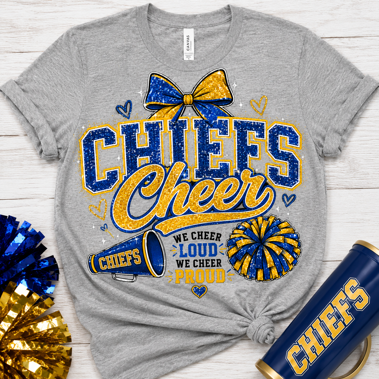 Chiefs Cheer Glitter Spirit