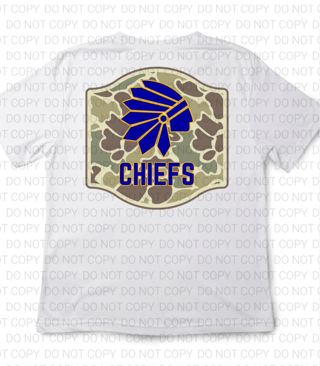 Chiefs Camo Patch s/s White T-Shirt