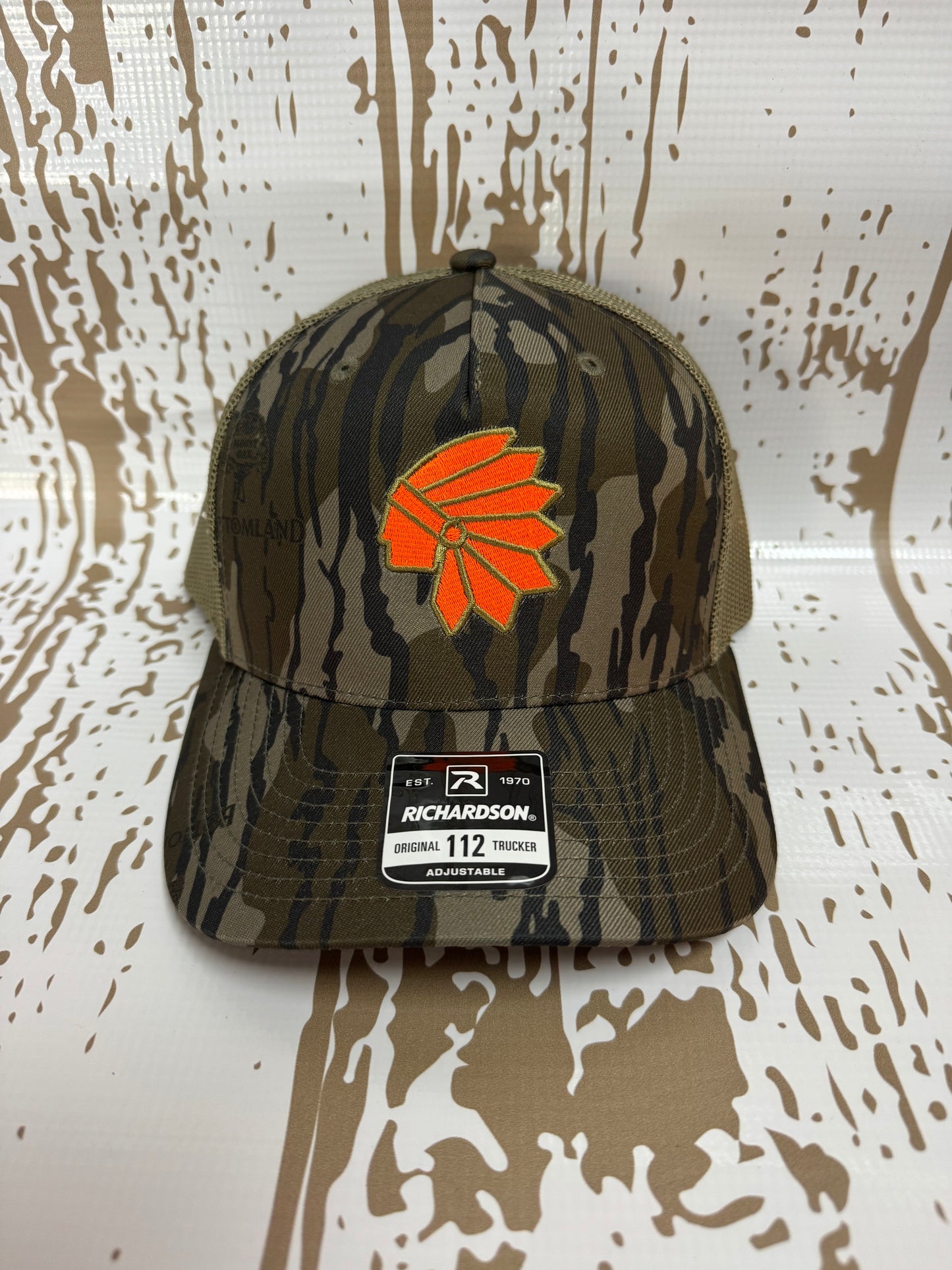 Bottomland Richardson 112 Snapback w/ Orange Chief Embroidered