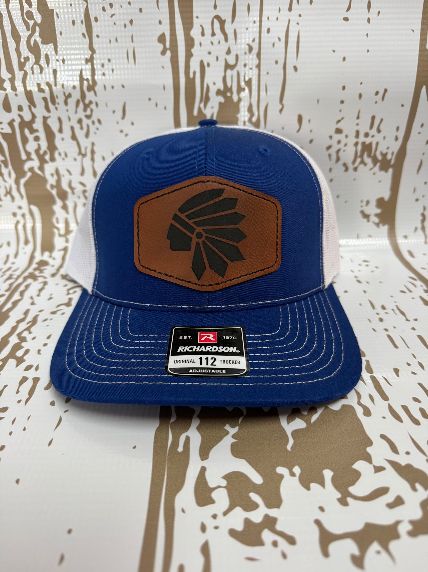Navy Richardson 112 Snapback w/ Patch