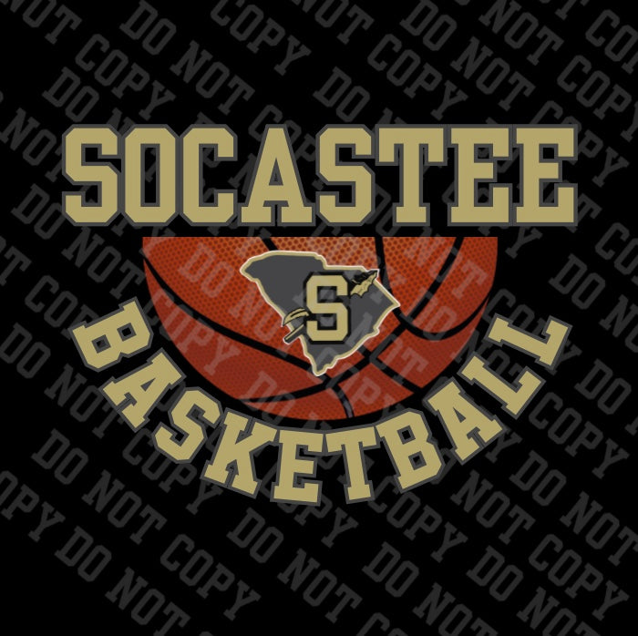 Socastee Basketball Black Cotton Shirt