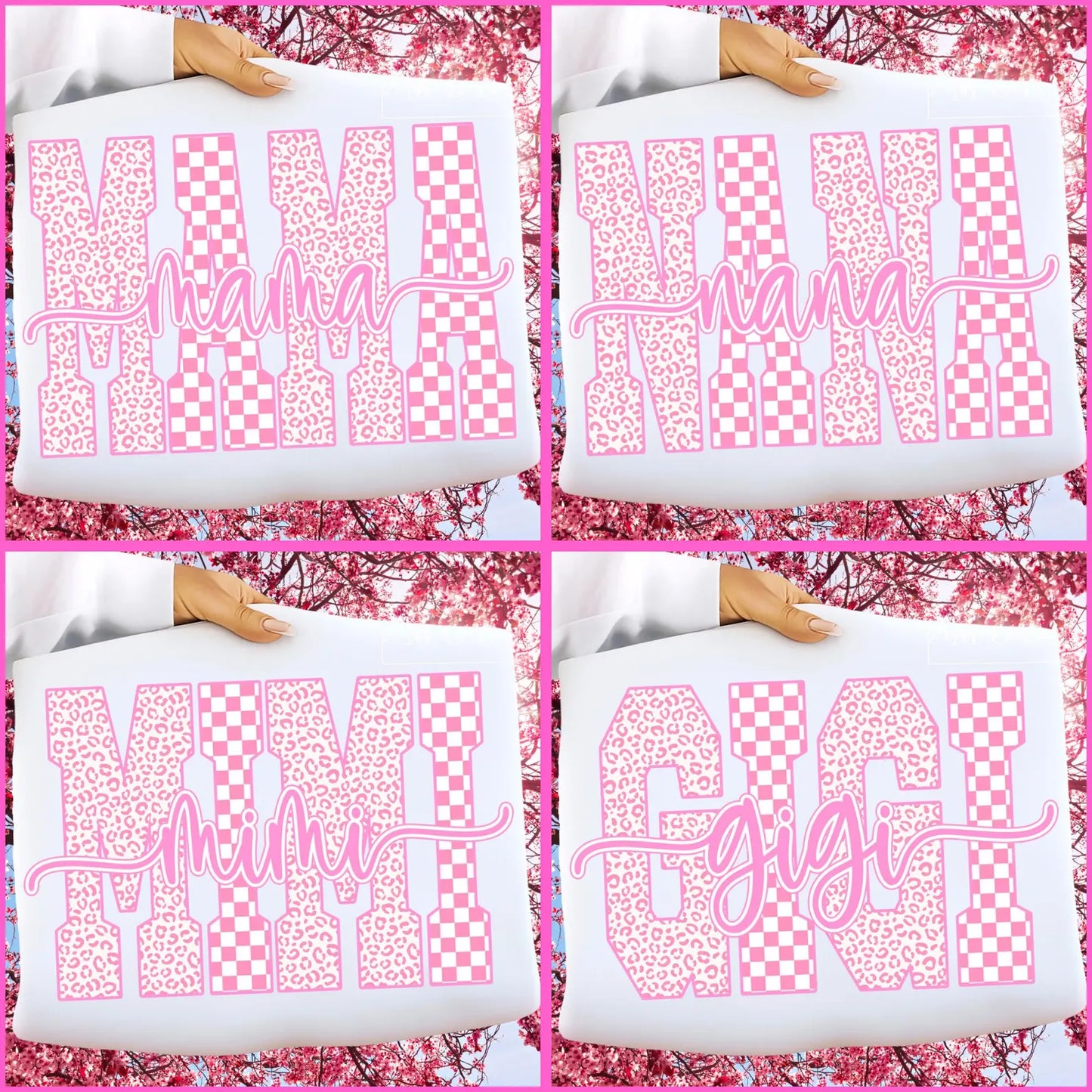 Pink Coquette Mama Mini Gigi Graphic Tee Collection