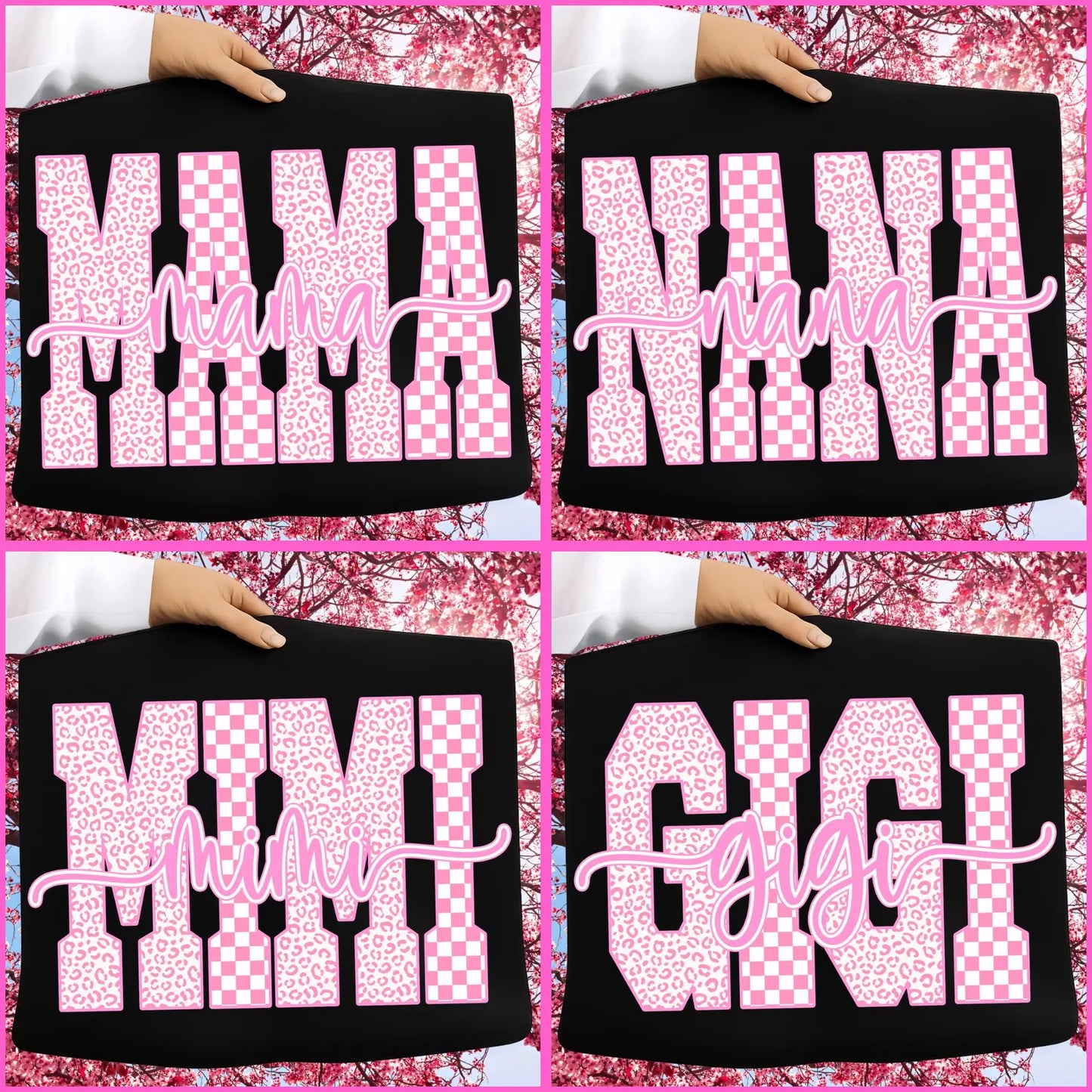 Pink Coquette Mama Mini Gigi Graphic Tee Collection