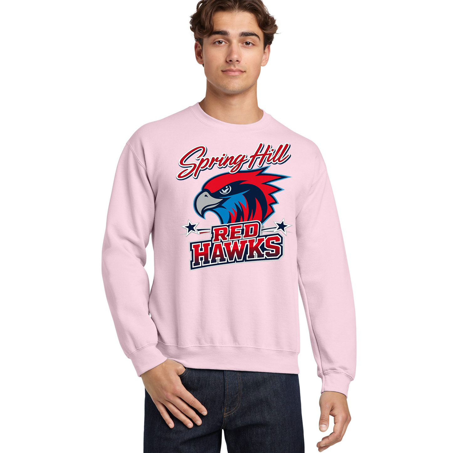 Spring Hill Red Hawks Crews and Hoodies