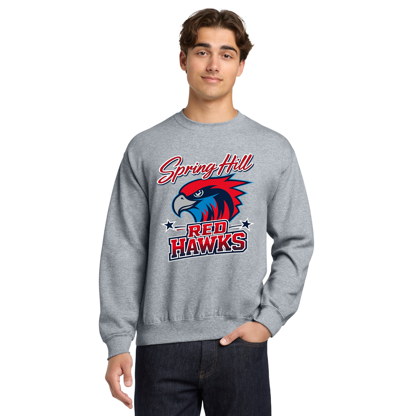 Spring Hill Red Hawks Crews and Hoodies