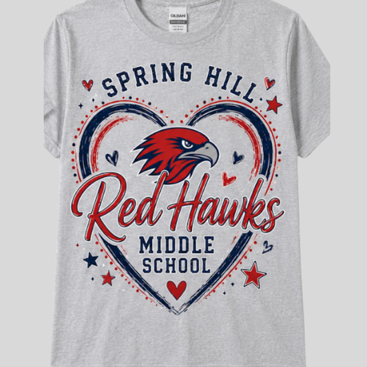 Spring Hill Red Hawks Tees and Long Sleeves 2026-3