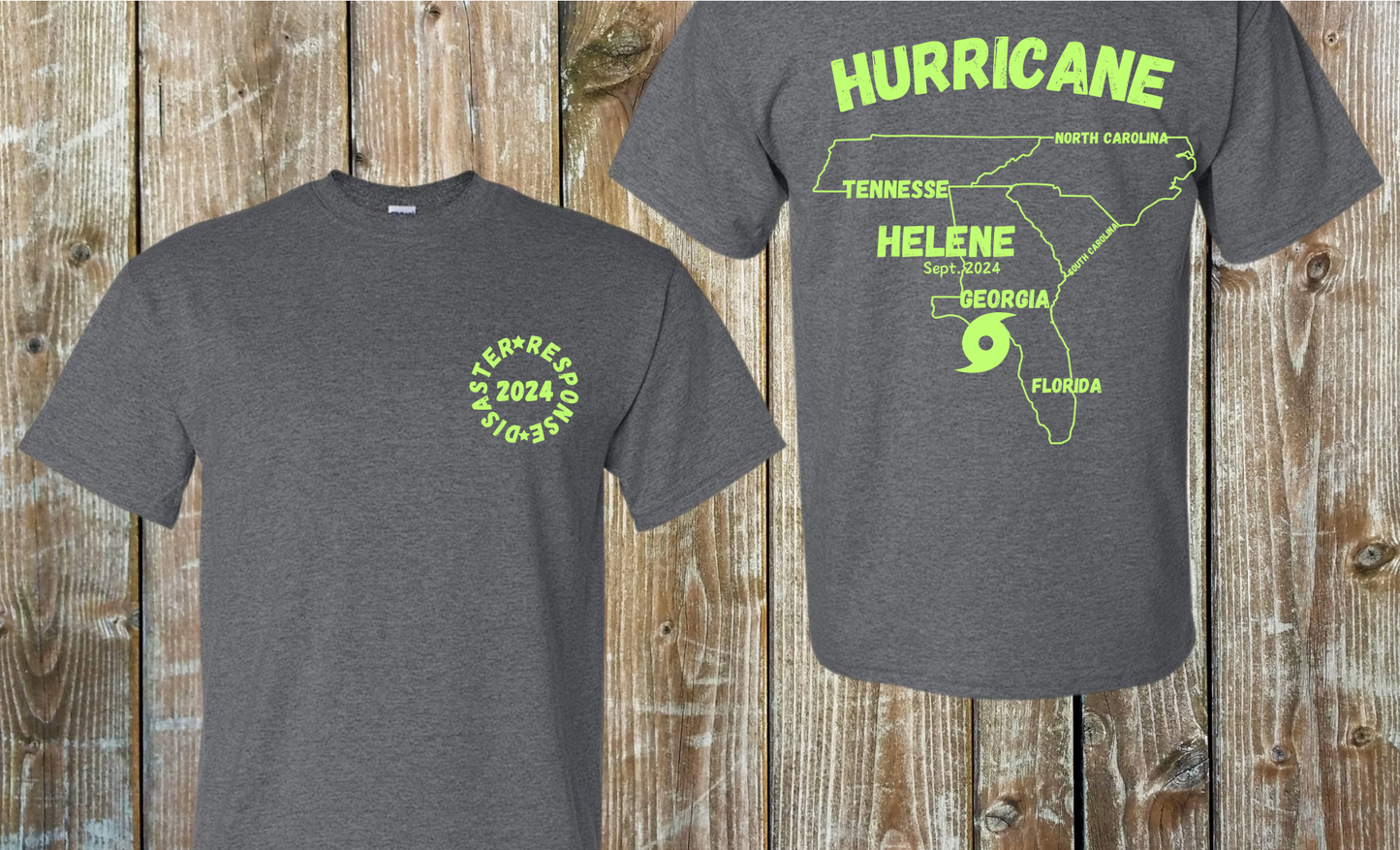 Disaster Response 2024 Hurricane Helene Shirts