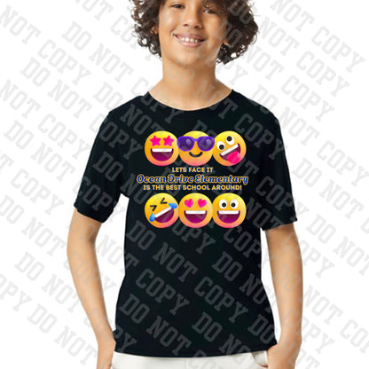 WATERWAY Emoji Faces Cotton s/s T-Shirt