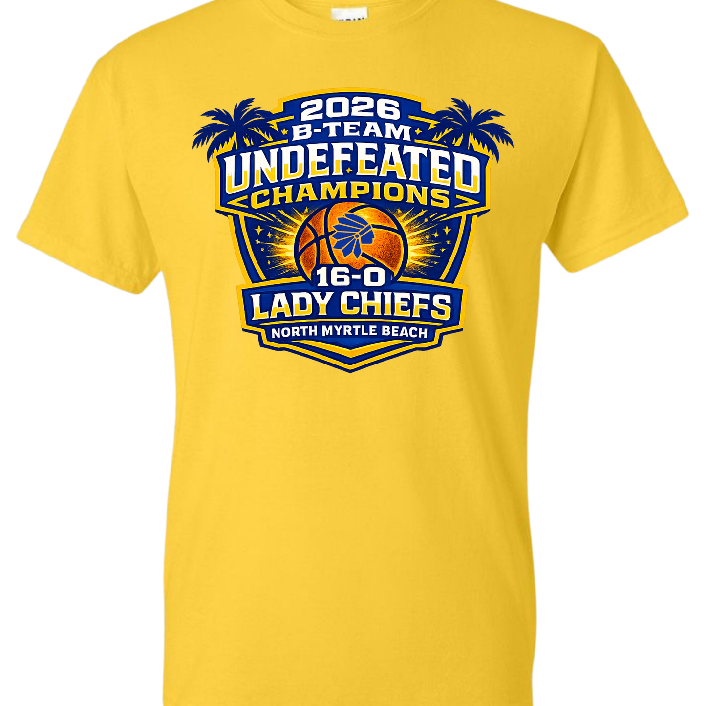 Lady Chiefs B-Team Undefeated Tees