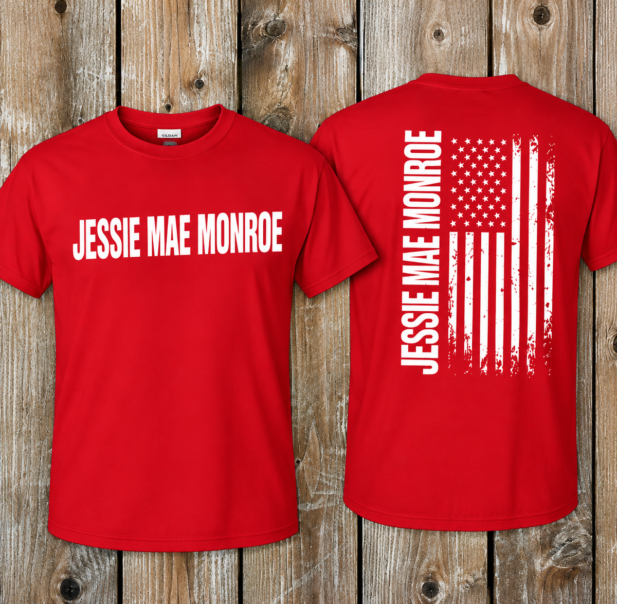Jessie Mae Monroe Flag Tee