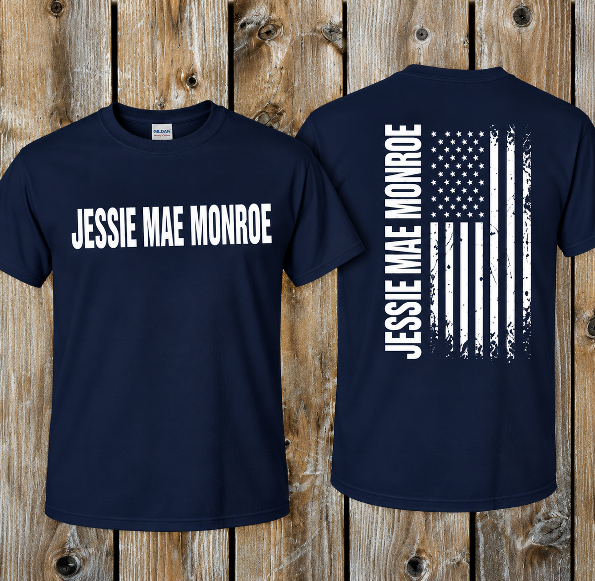 Jessie Mae Monroe Flag Tee