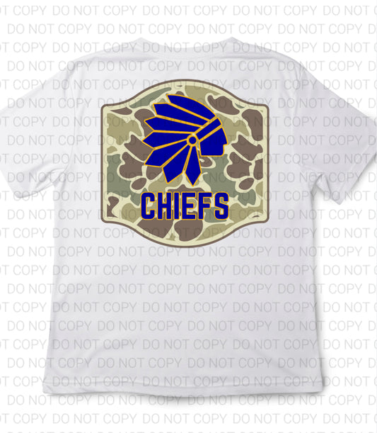 Chiefs Camo Patch s/s White T-Shirt