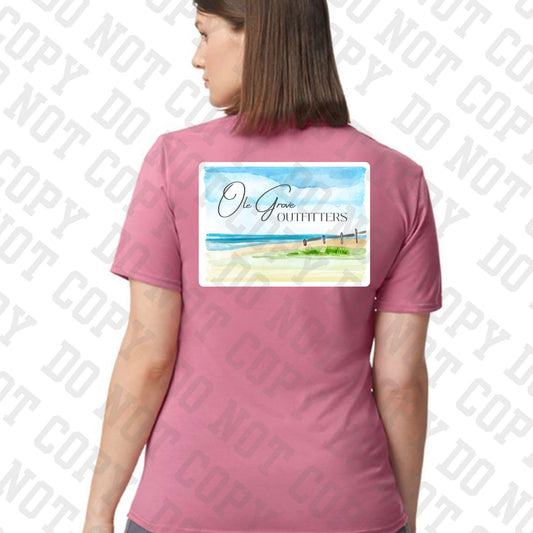 Ole Grove Ladies Beach s/s Cotton T-Shirt (Copy)
