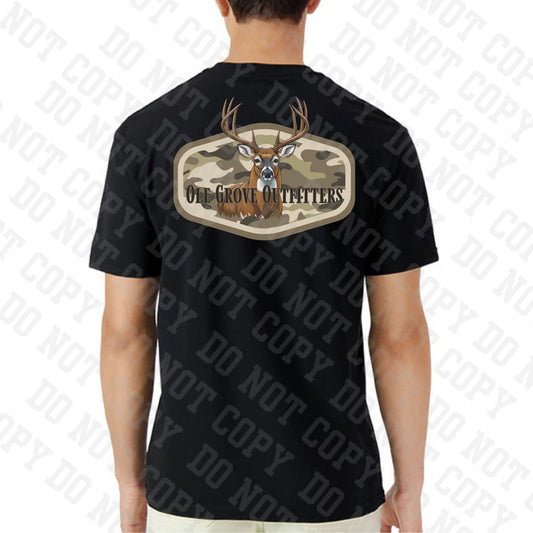 Ole Grove Buck Patch s/s Cotton T-Shirt