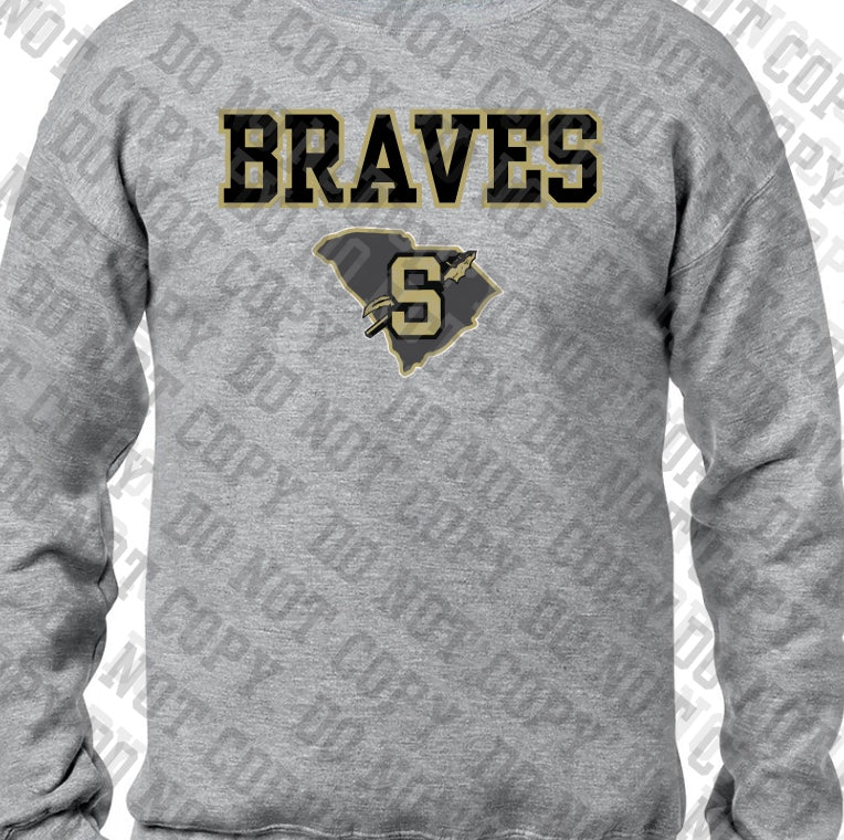 Socastee Braves Sports Crewneck