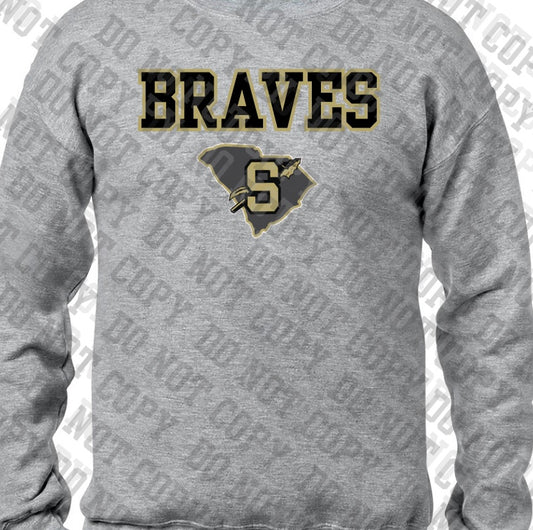 Socastee Braves Sports Crewneck
