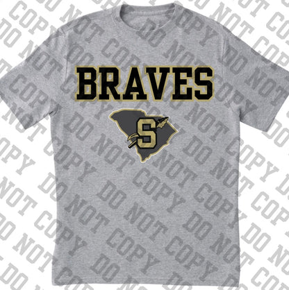 Socastee Braves Cotton OR Performance T-Shirt