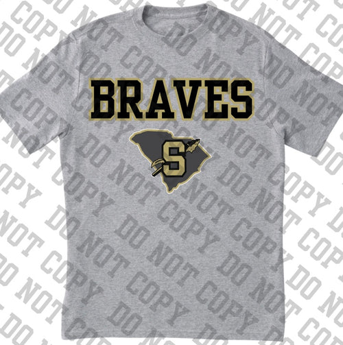 Socastee Braves Cotton OR Performance T-Shirt