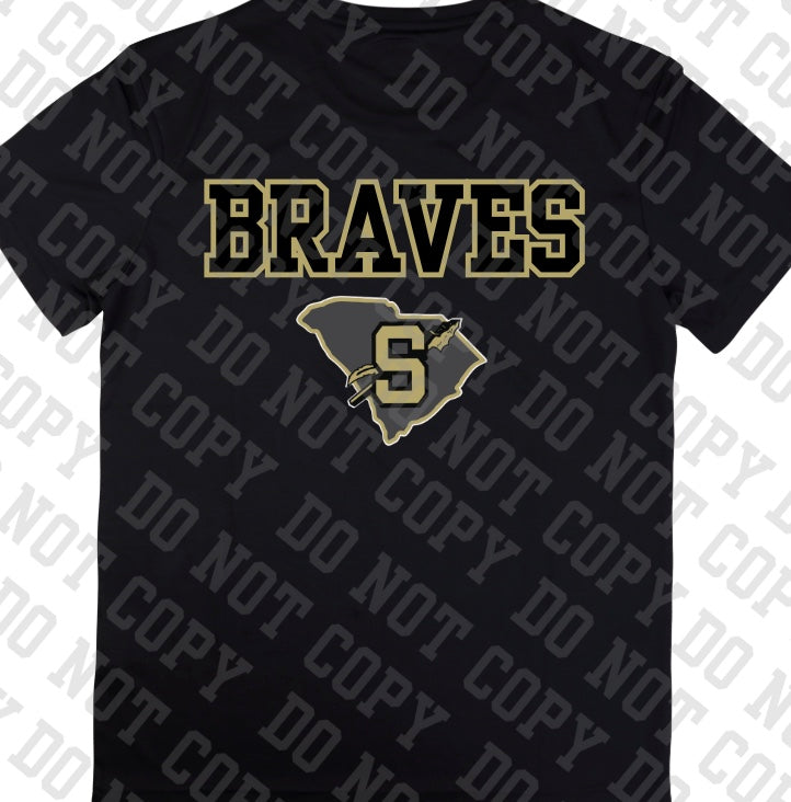 Socastee Braves Cotton OR Performance T-Shirt