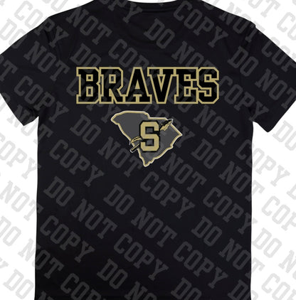 Socastee Braves Cotton OR Performance T-Shirt