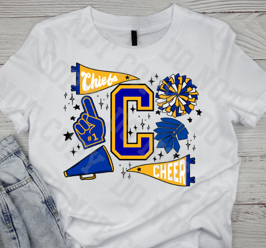 NMB Cheer Collage S/S Cotton T-Shirt