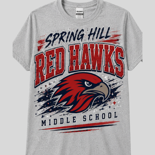 Spring Hill Red Hawks Tees and Long Sleeves 2026-1