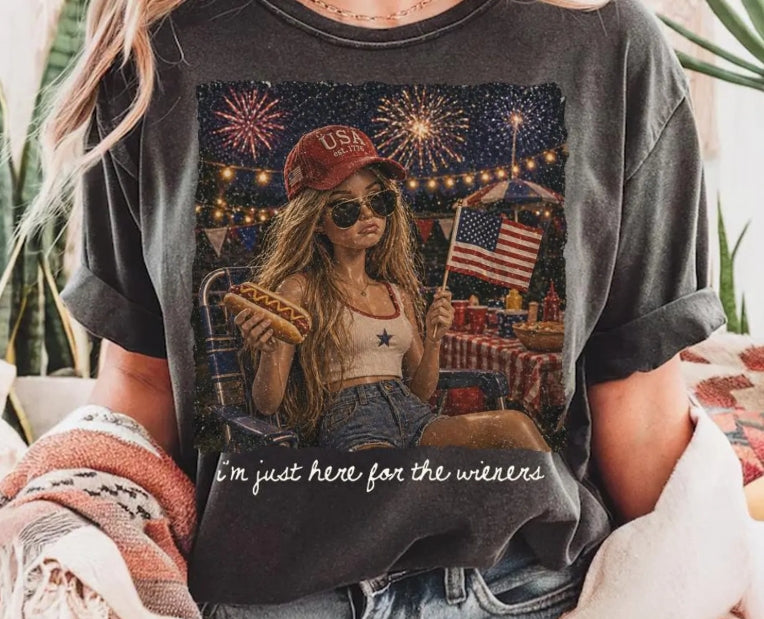 I’m Just Here for the Wieners Tee