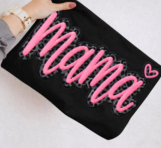 Mama Leopard Graphic Tee