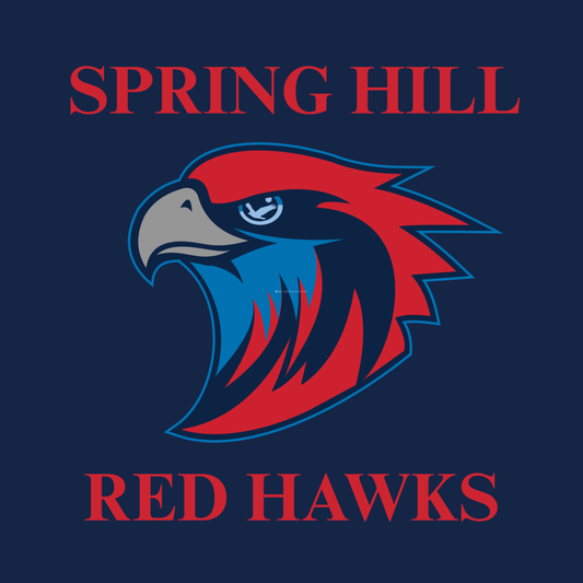 Spring Hill Red Hawks Sherpa Blanket