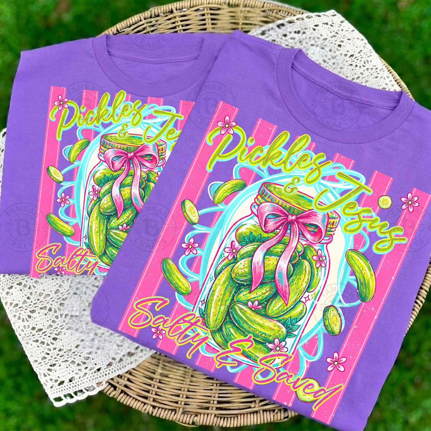 Pickles & Jesus Salty & Saved Tee